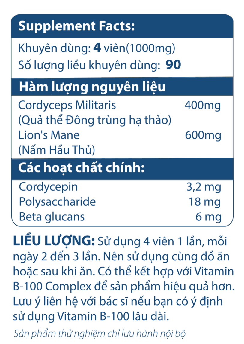 Apex Brain - Chiết xuất (Đông Trùng + Hầu Thủ) - Ảnh 3