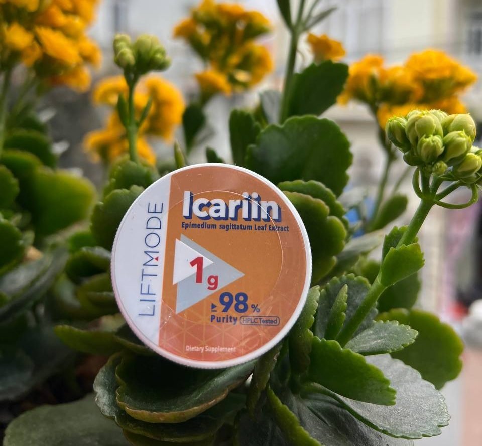Icariin 98% 1000mg - Chiết xuất Dâm Dương Hoắc cô đặc - Bao gồm thìa đong