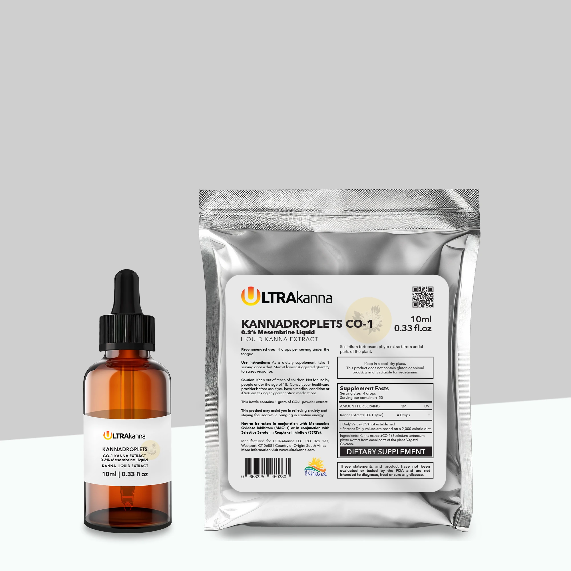 KannaDroplets CO-1 Liquid Extract 10ml - Ảnh 2